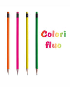 Matita in legno colori Fluo 00140