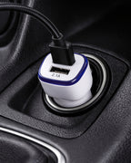 01019 Caricabatteria USB doppio da auto