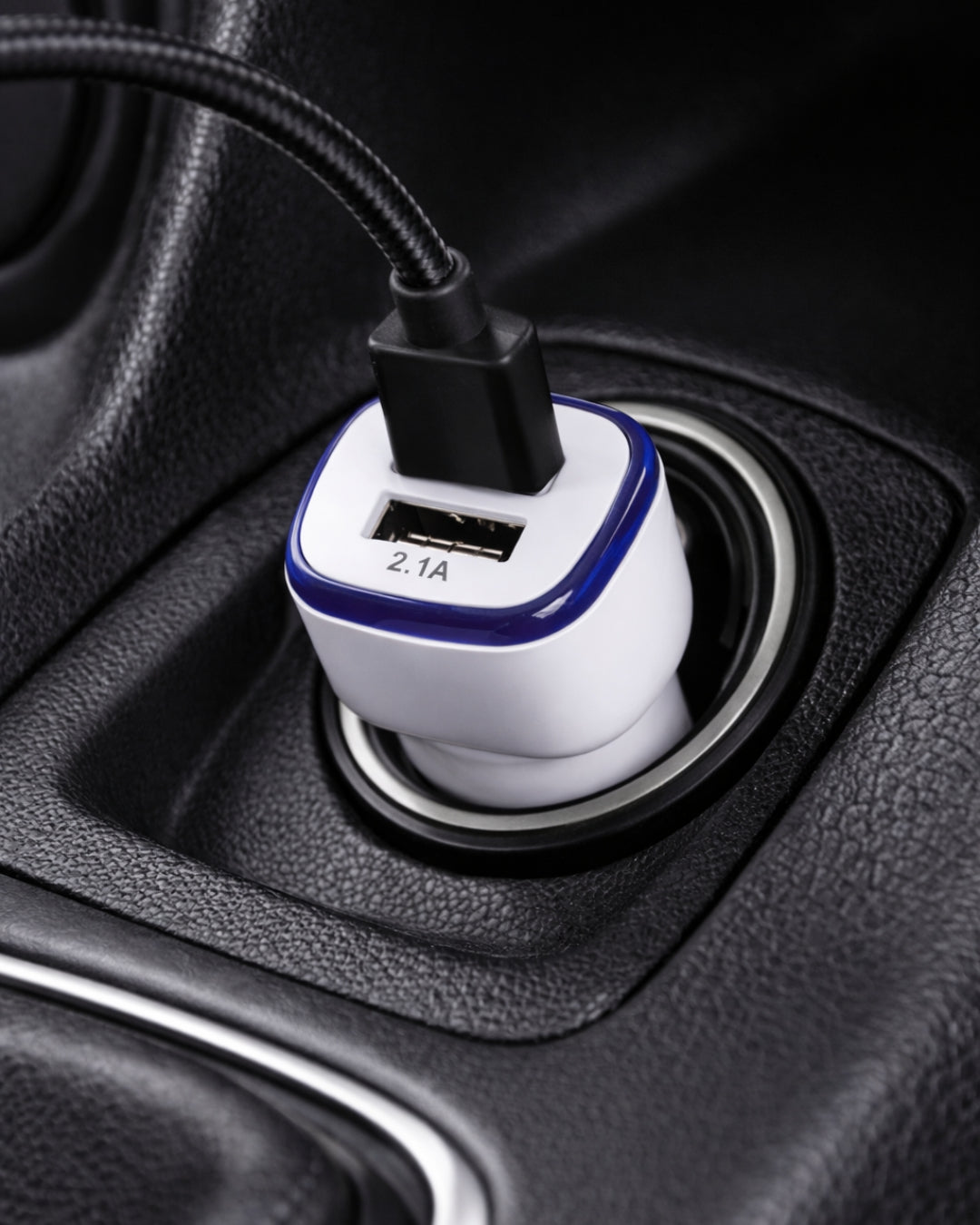 01019 Caricabatteria USB doppio da auto