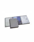 Portadocumenti con 3 tasche in finta pelle 01578