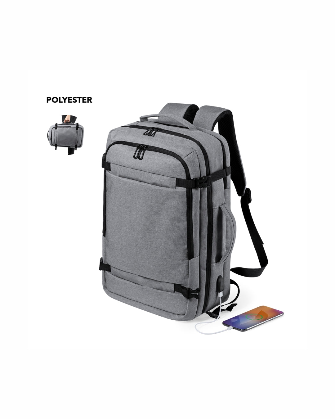 Zaino / portadocumenti in poliestere 600D 01675