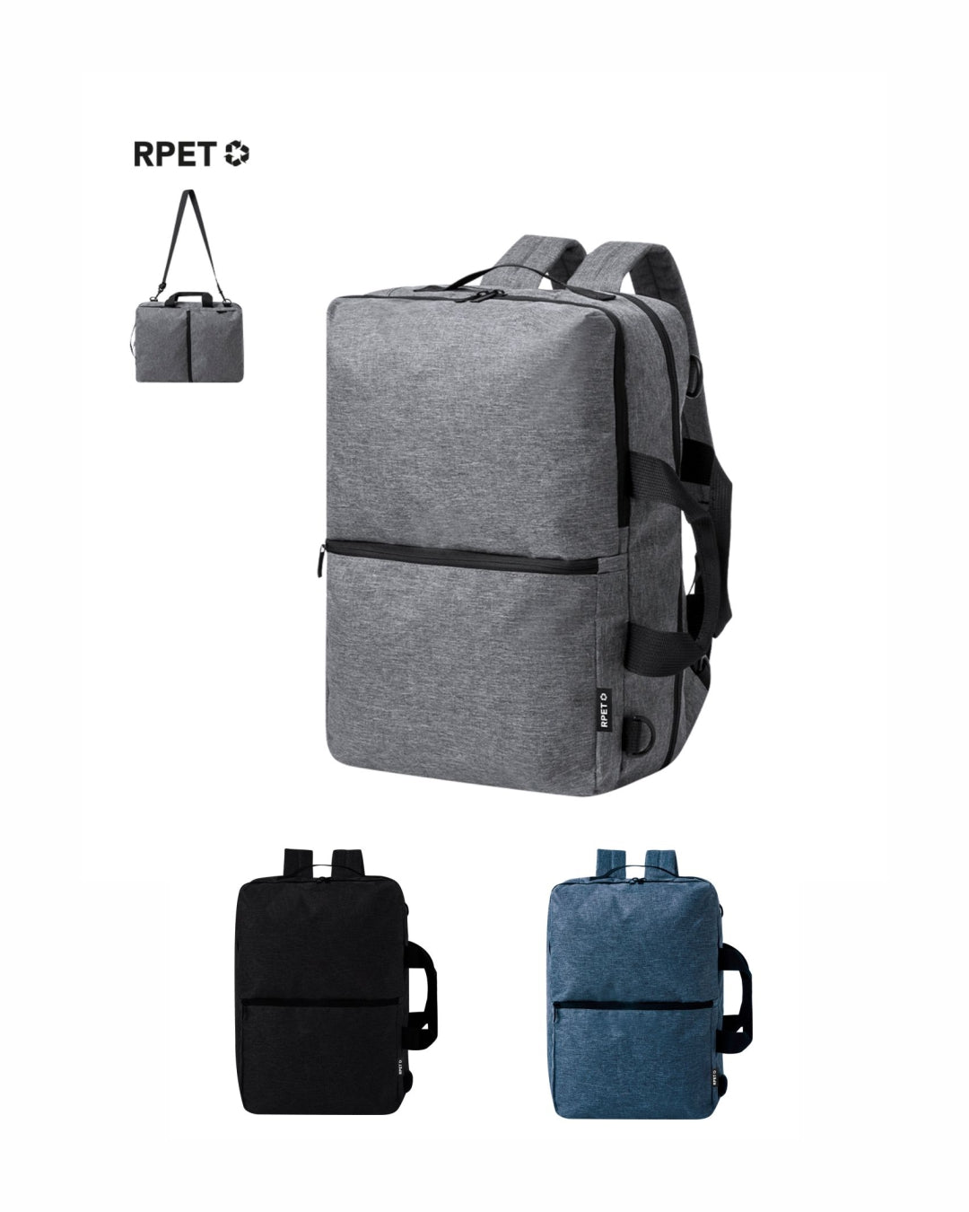Zaino / portadocumenti in RPET 01676