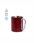 Tazza da viaggio in acciaio inox RICICLATO personalizzata 03092