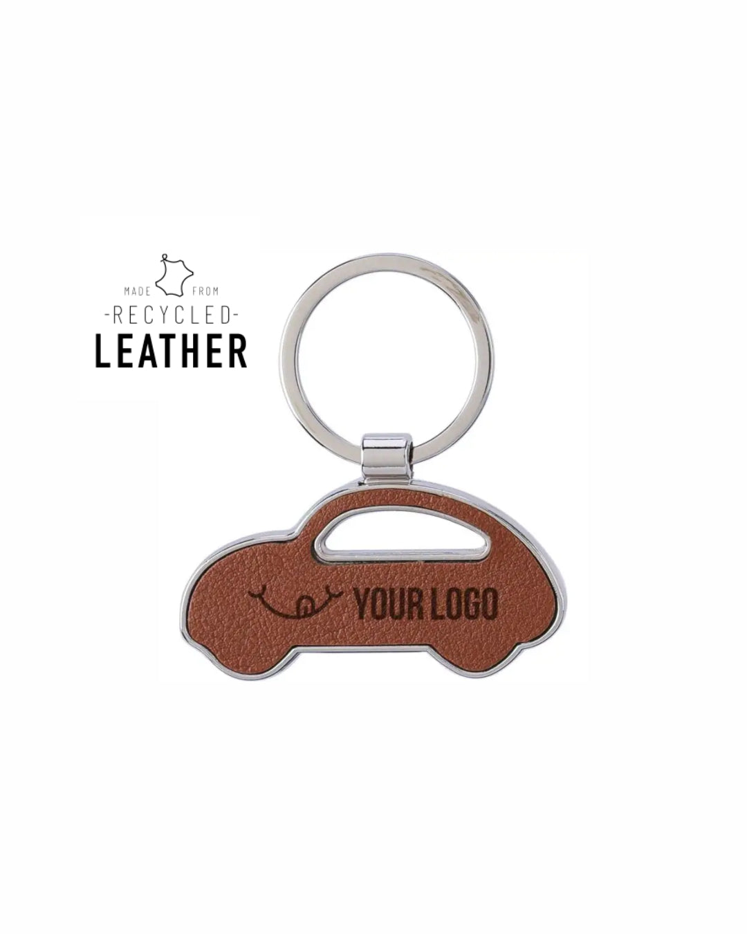 Portachiavi Auto in pelle riciclata 03194