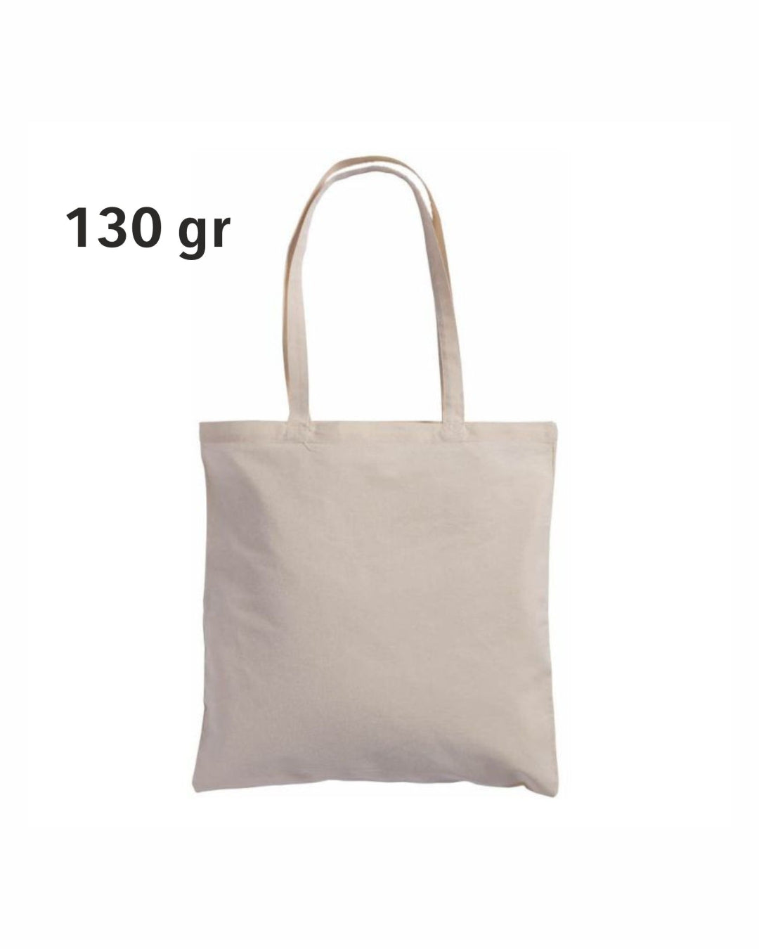 04001NT Borsa cotone naturale 130gr 38x42