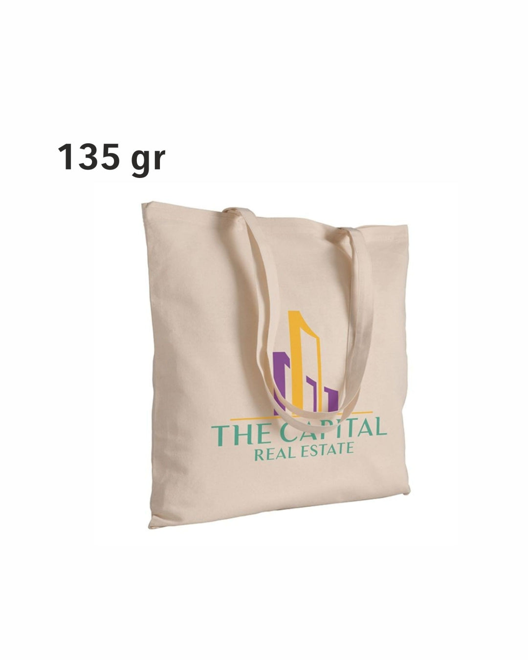 04005NT Borsa in Cotone Naturale 135gr 42x42