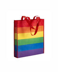 04015 Shopper arcobaleno r-pet con soffietto
