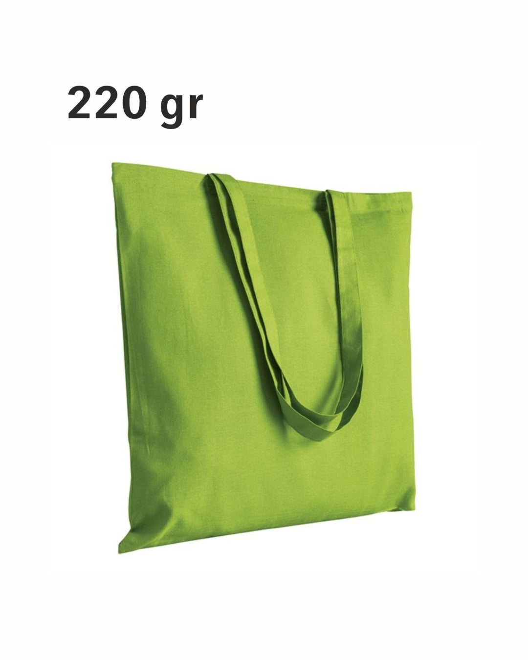 04121 Borsa cotone colorato 220gr 38x42