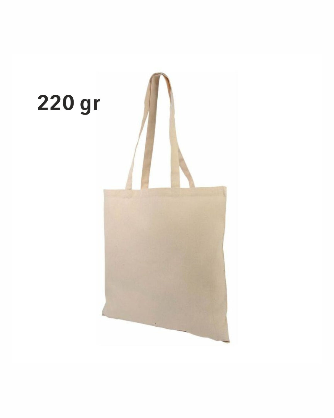 04121NT Borsa cotone naturale 220gr 38x42