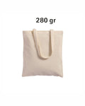 04138NT Borsa cotone naturale 280gr 38x42