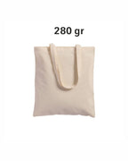 04138NT Borsa cotone naturale 280gr 38x42