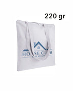 04148 Shopper in cotone 220gr con chiusura zip 38x42