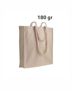 04189NT Shopper in cotone 180 gr/m2 con soffietto 38x42x8