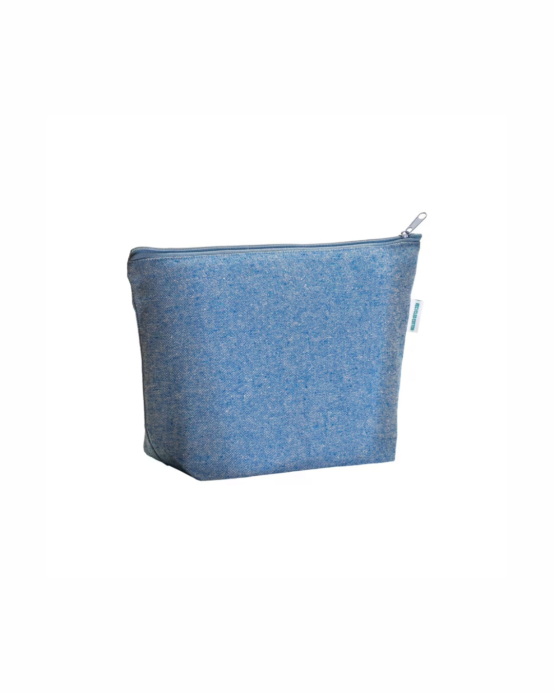 Beauty case in cotone riciclato 280gr con soffietto 04262