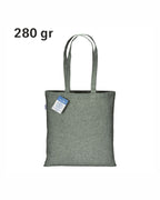 04306 Shopper carbon neutral in cotone riciclato 280 gr/m2 38x42