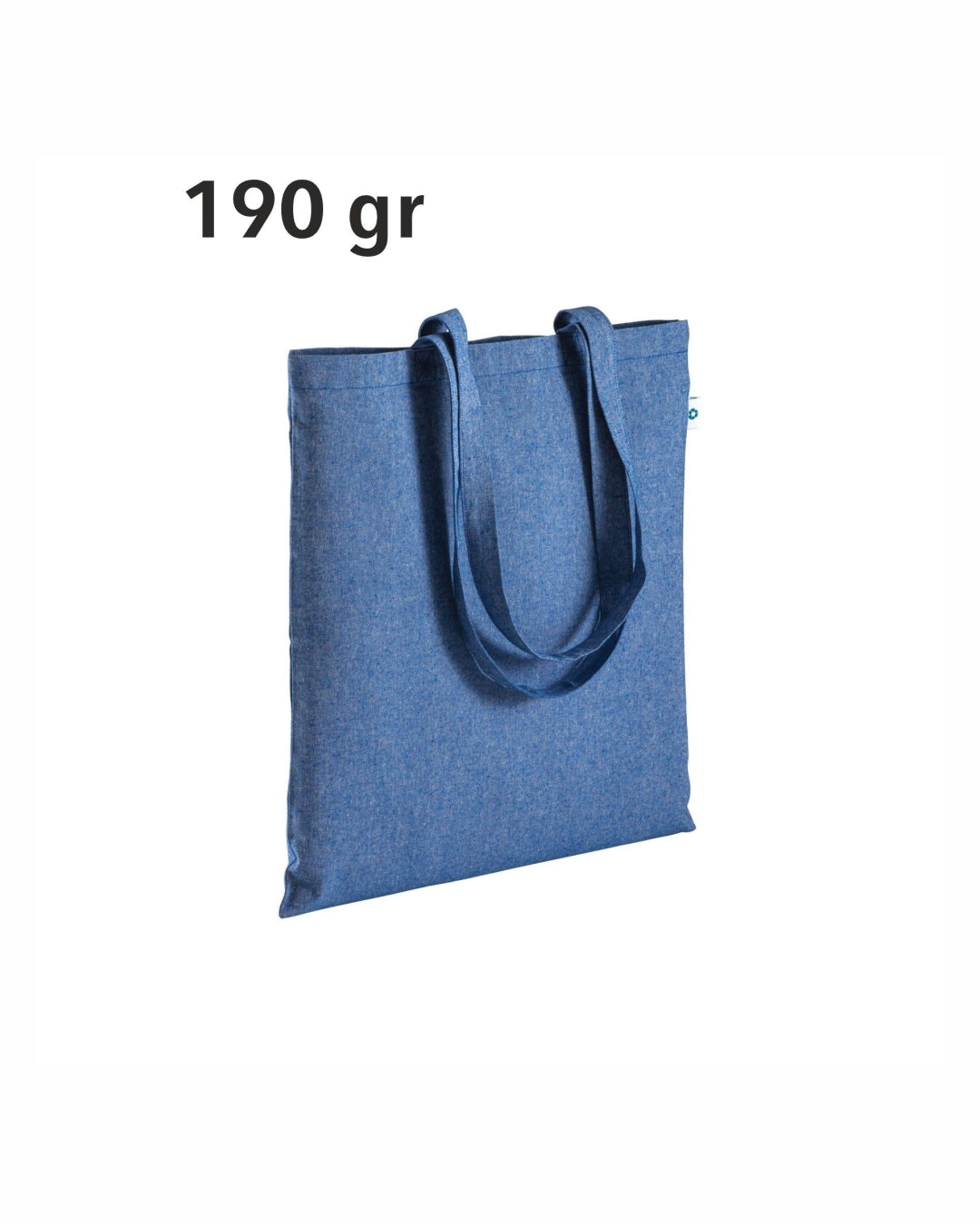 04308 Shopper in cotone riciclato 190 gr/m2, 38x42