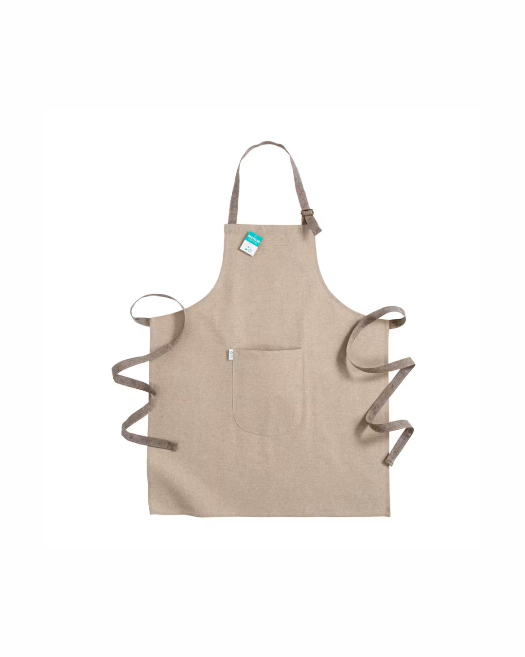 04309 Grembiule lungo in cotone riciclato 190 g/m2