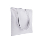 04148 Shopper in cotone 220gr con chiusura zip 38x42