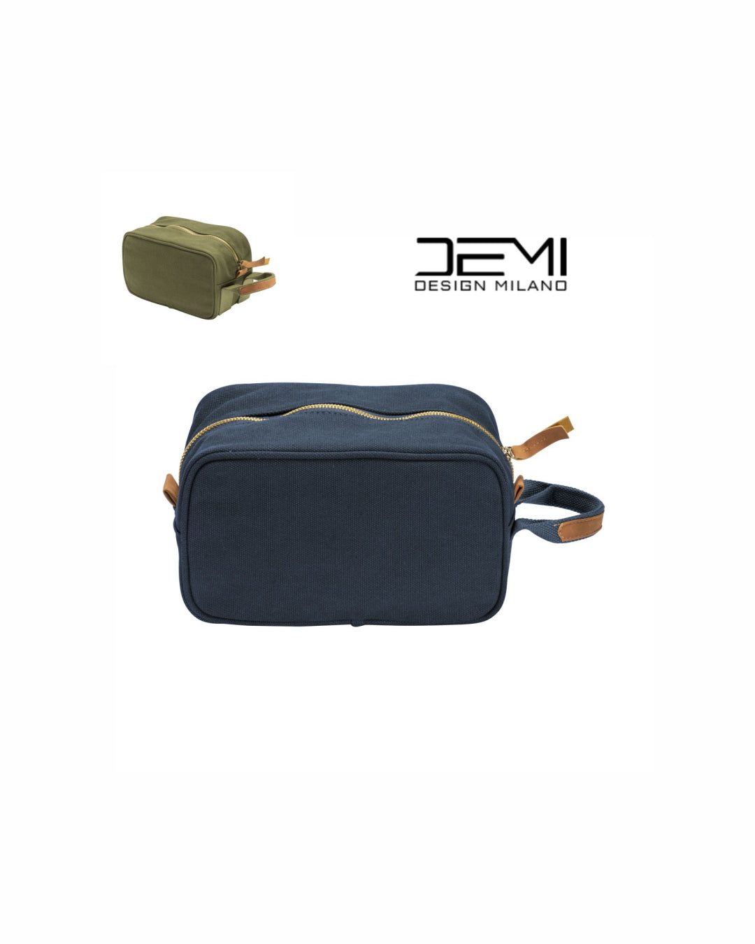 Beauty case canvas riciclato 3L 06508
