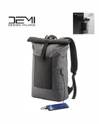 Zaino porta pc poliestere rifrangente con porta USB 06518