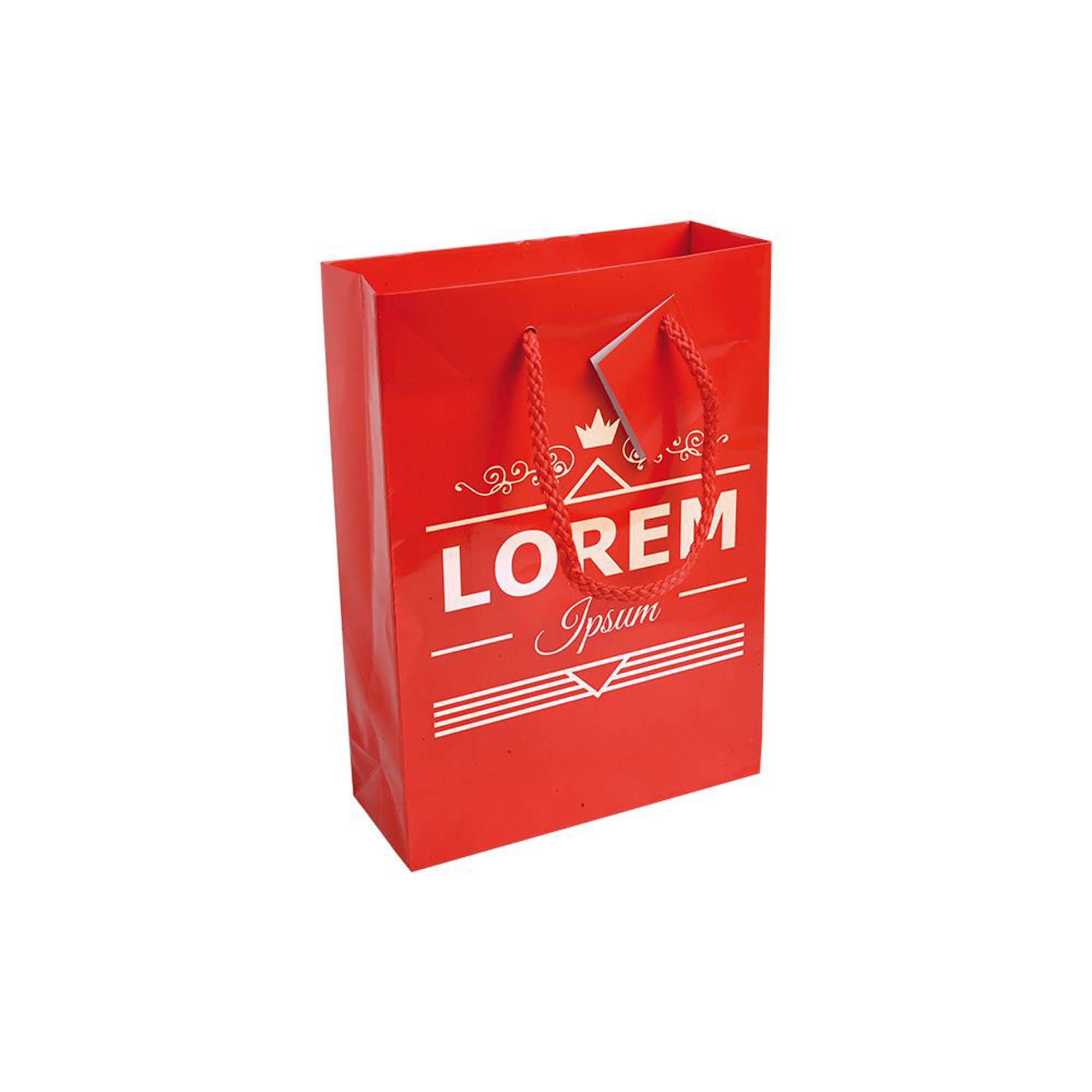 Shopper carta laminata 18x25x7 05179