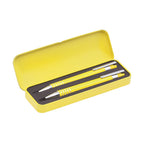 Set penna biro e matita meccanica in metallo 00214