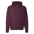Premium felpa cappuccio zip lunga F62034