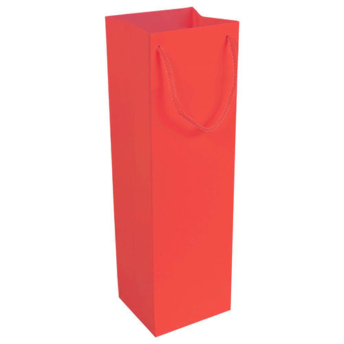 05189 Shopper porta bottiglia carta laminata opaca 10x33x9