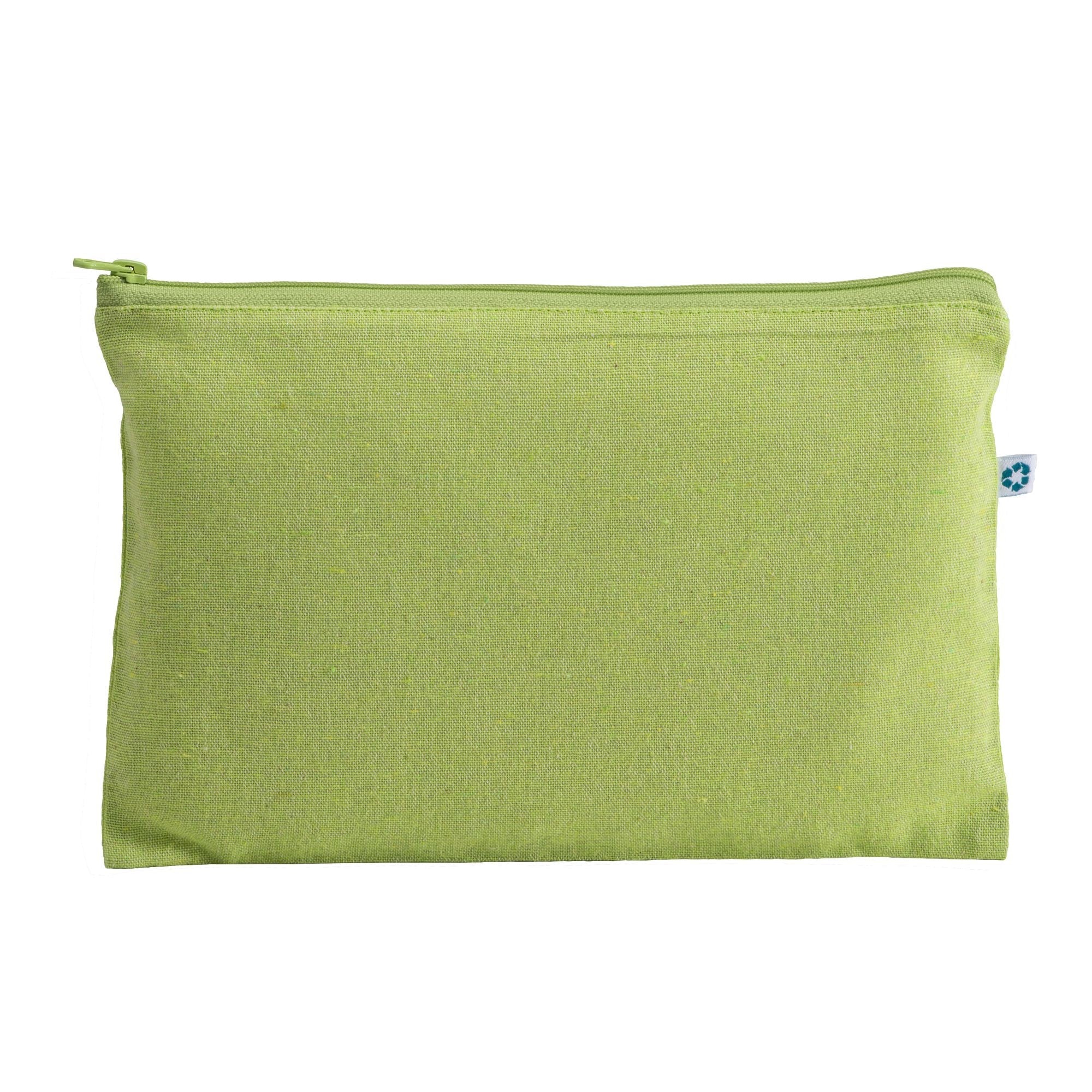 04290 Beauty case in cotone riciclato 150 g/m2, con zip