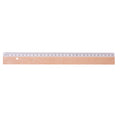 Righello in legno personalizzato Woody 30 cm 00500