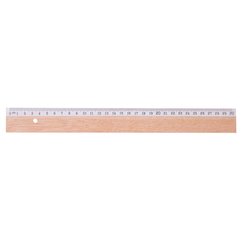 Righello in legno personalizzato Woody 30 cm 00500
