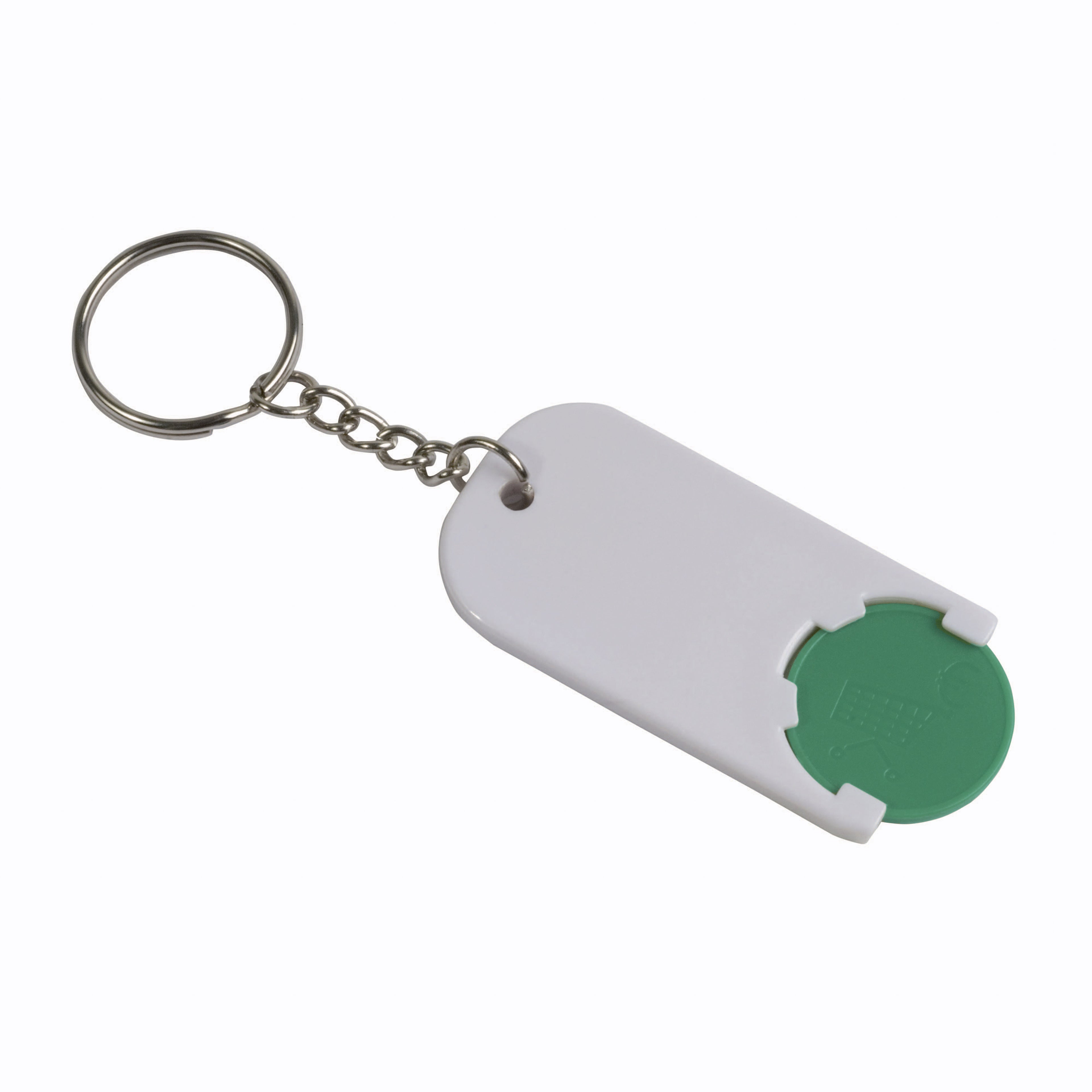 03045 Portachiavi con gettone per carrello