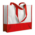 04161 Borsa in TNT bicolore 40x35x12