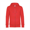 King Felpa cappuccio zip lunga CWU03K