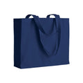 04125 Borsa cotone colorato 200gr con soffietto 40x35x12
