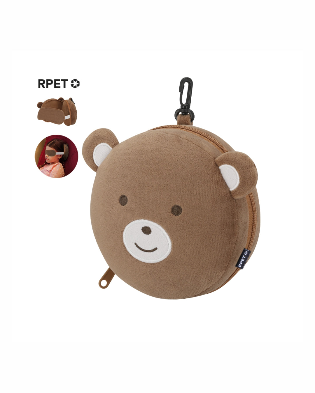 Cuscino con mascherina per bambini RPET 31 21460