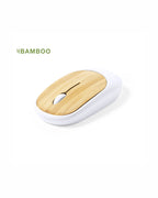 Mouse wireless ergonomico ABS e bambù 31 1956