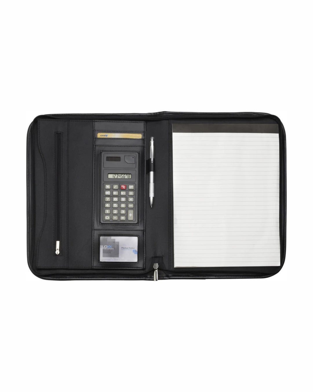 Portablocco personalizzato +/- A4 in microfibra 01514