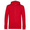 Organic Felpa French Terry cappuccio zip lunga CWU35B