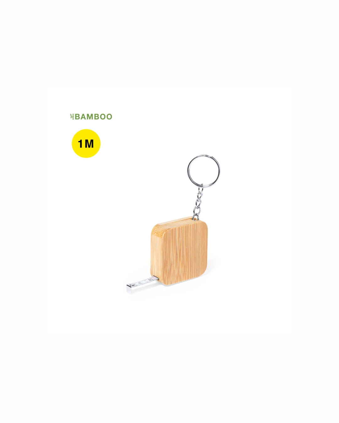 Flessometro 1 mt portachiavi bambù 31 21008