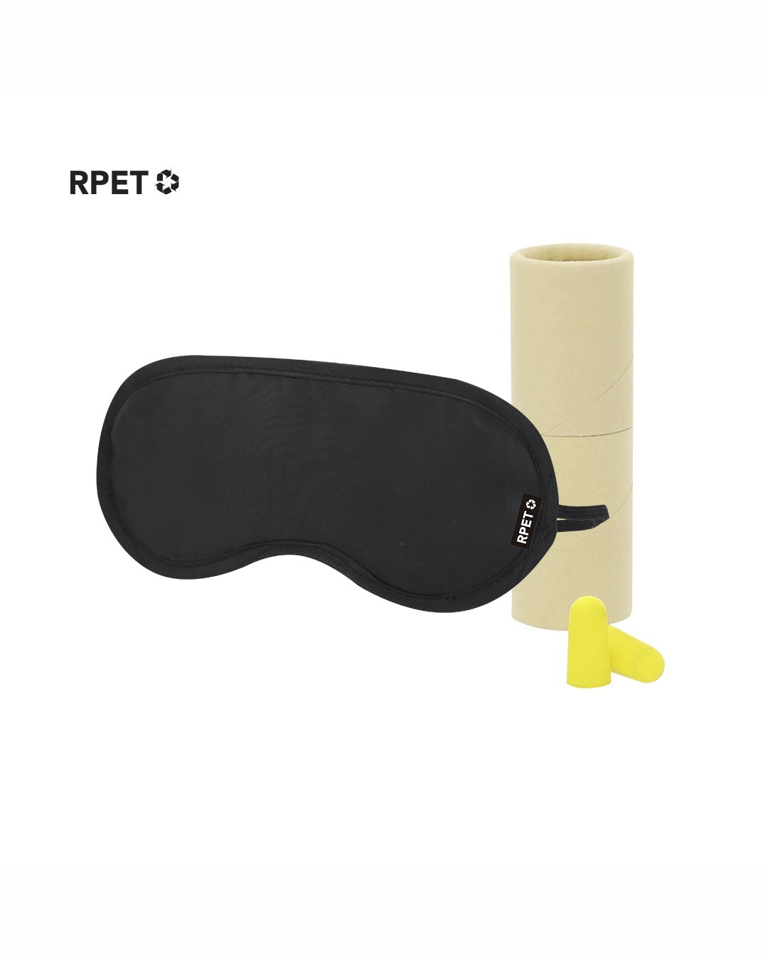 Set viaggio mascherina RPET e tappi 31 21517