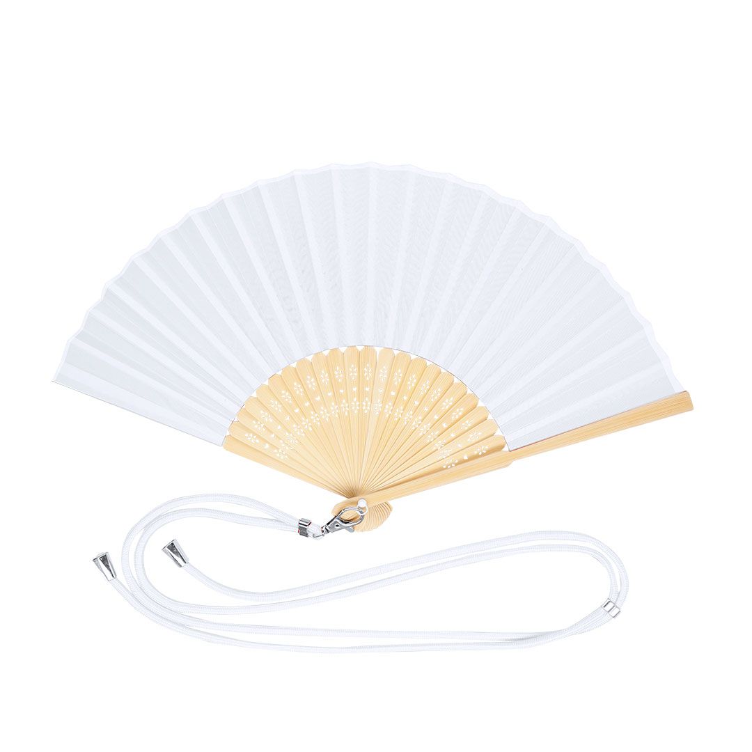 31 21907 Ventaglio in bamboo con cordino
