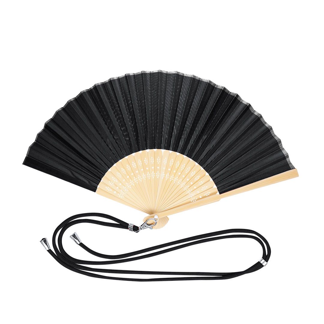 31 21907 Ventaglio in bamboo con cordino