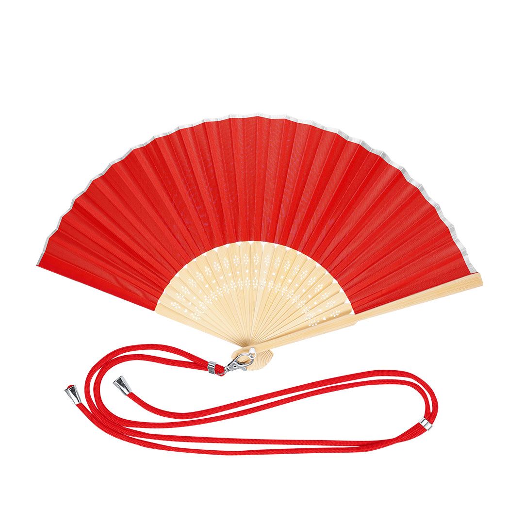 31 21907 Ventaglio in bamboo con cordino
