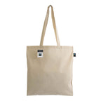 04313 Shopper certificata fairtrade® in cotone 140gr con soffietto 38x42x8