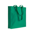 04139 Borsa cotone colorato 280gr con soffietto 38x42x8