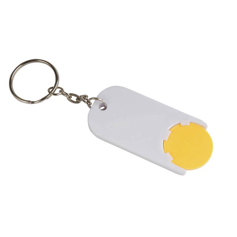 03045 Portachiavi con gettone per carrello