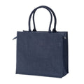 04157 Borsa juta con zip e tasca interna 34x38x19