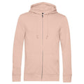 Organic Felpa French Terry cappuccio zip lunga CWU35B