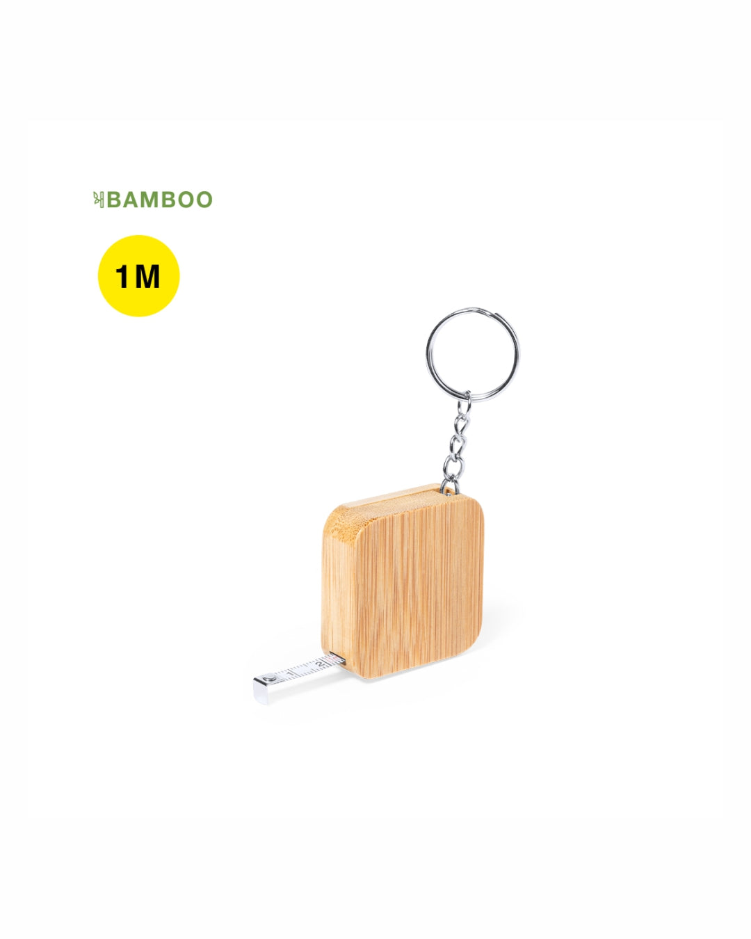 Flessometro 1 mt portachiavi bambù 31 21008